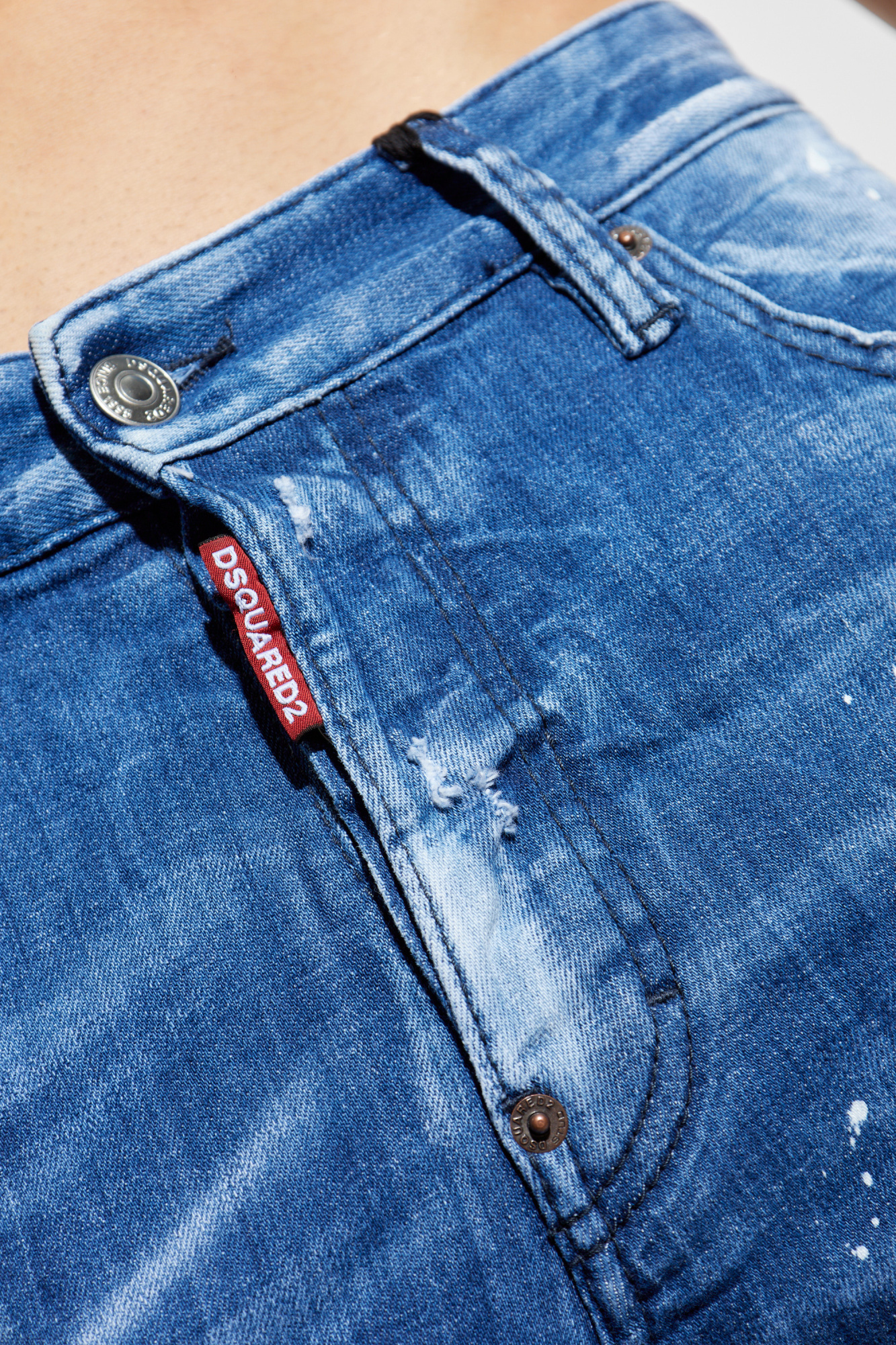 Niebieski Jeansy `Skater` Dsquared2 - Vitkac Polska